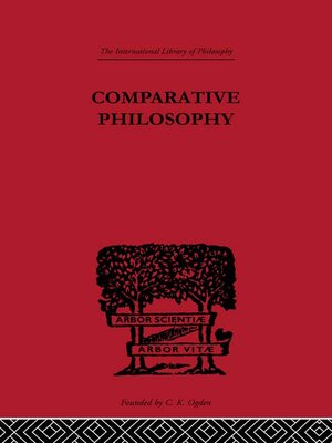 cover image of Comparative Philosophy